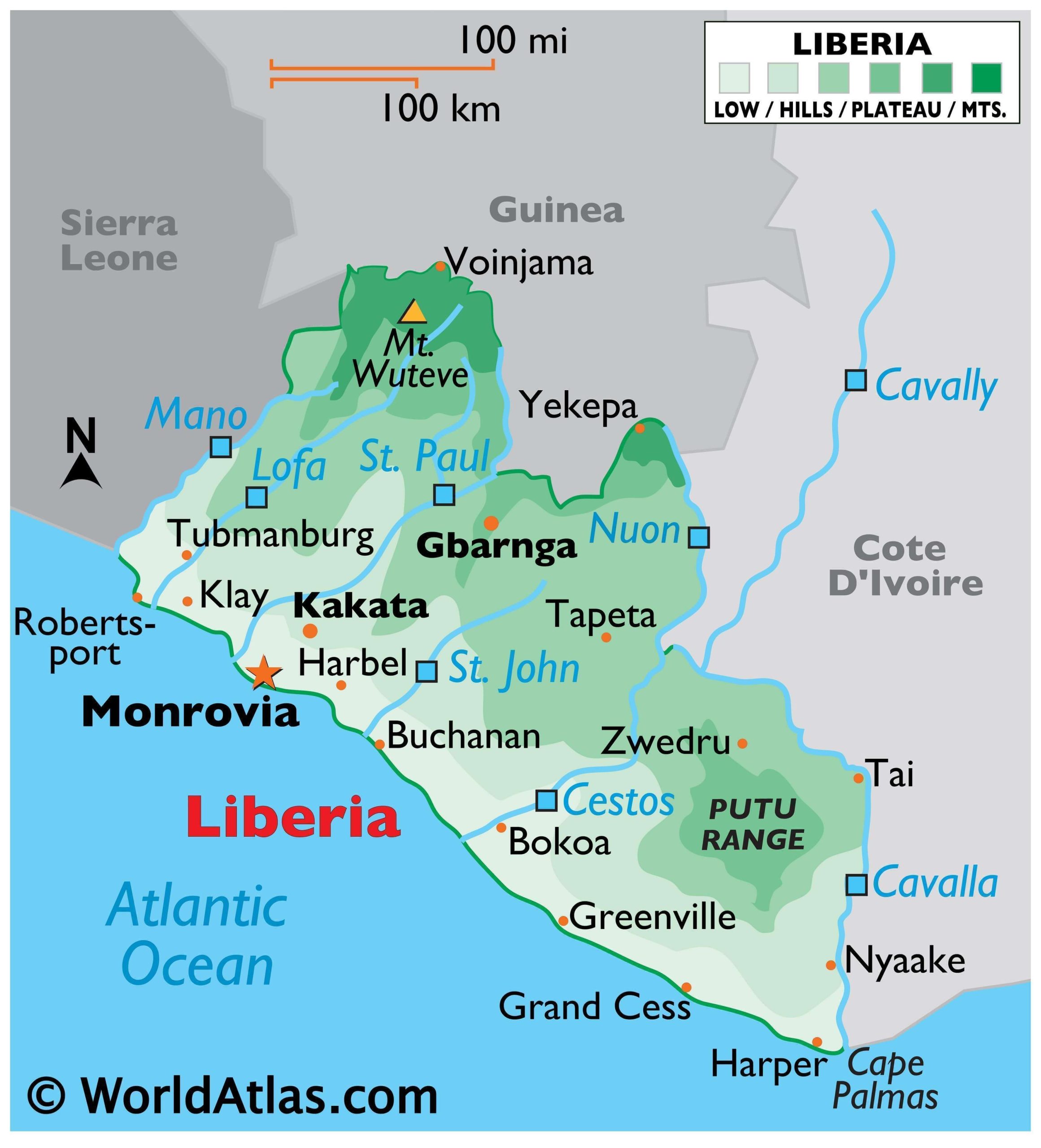 Gửi hàng đi Liberia tại Phúc Tấn